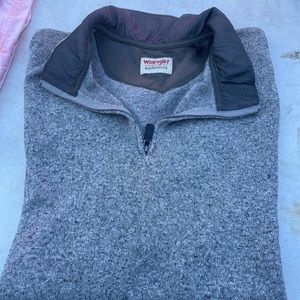 Wrangler Long Sleeve Zip Sweater